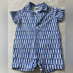 Janie and Jack ikat short sleeve and shorts dumper